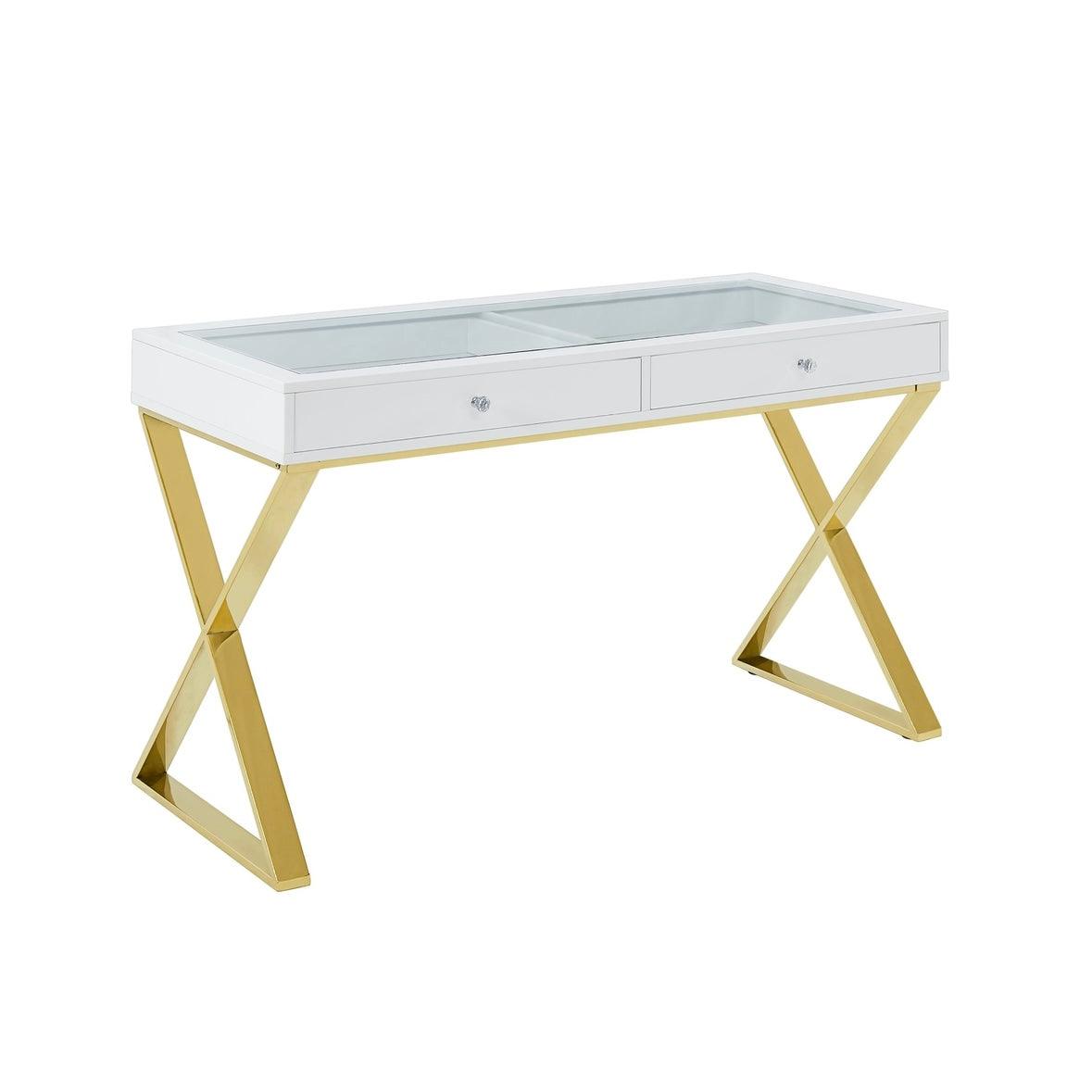 Glass Top Vanity Table - Luvo Store - Vanity Table