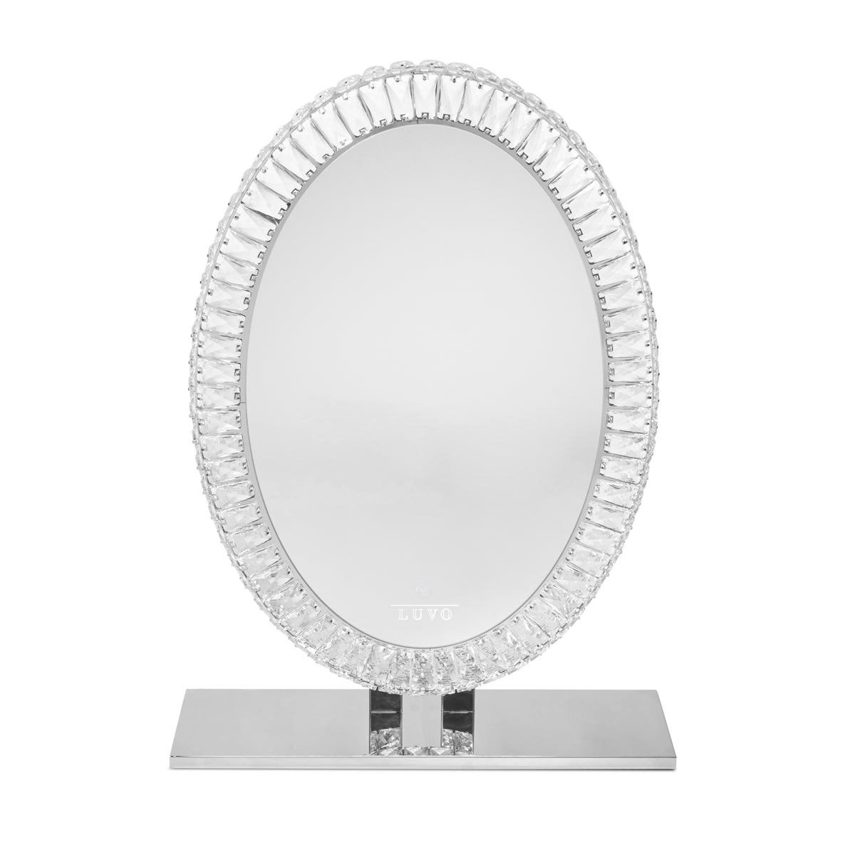 Diamond Vanity Mirror - Oval