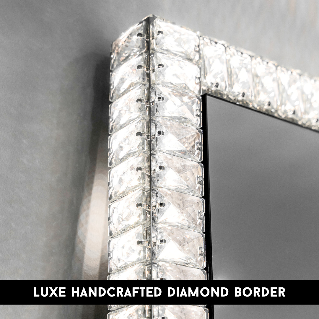 Diamond Floor Mirror - Luvo Store -  Vanity Mirrors