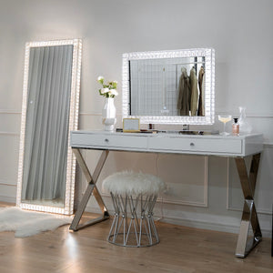 Diamond Floor Mirror - Luvo Store -  Vanity Mirrors