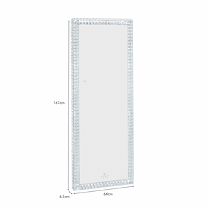 Diamond Floor Mirror - Luvo Store -  Vanity Mirrors