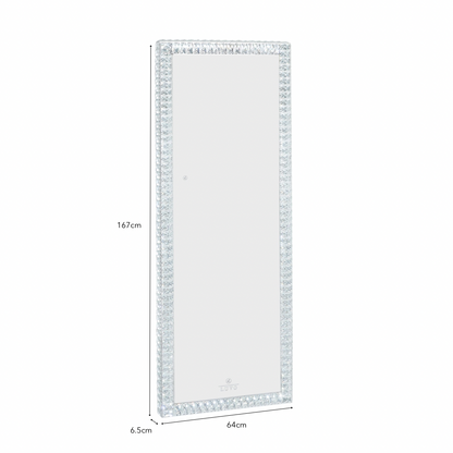 Diamond Floor Mirror - Luvo Store -  Vanity Mirrors