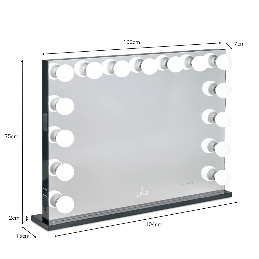 LUXE Hollywood Mirror - Luvo Store -  Vanity Mirrors