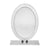 Diamond Vanity Mirror - Oval