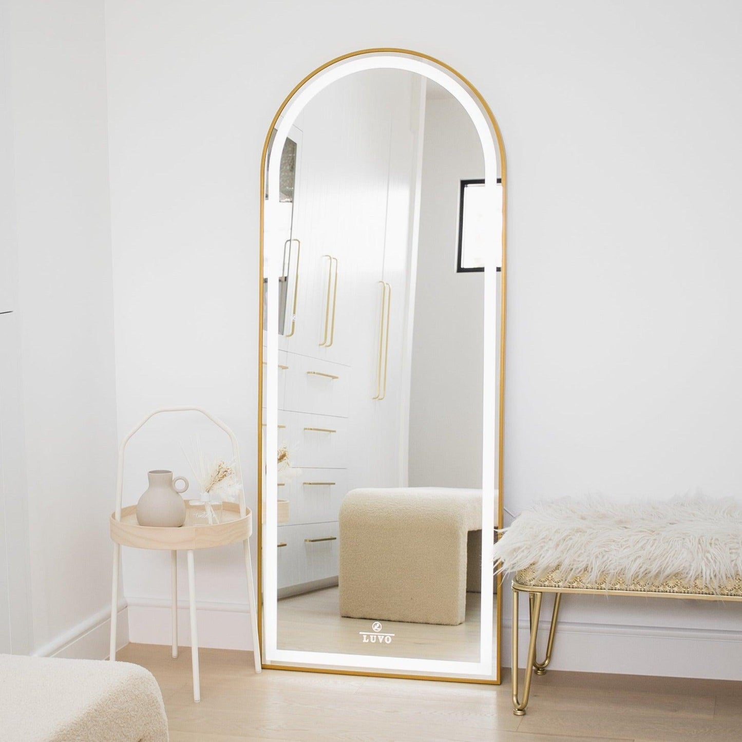 Arch Floor Mirror - Luvo Store -  Vanity Mirrors