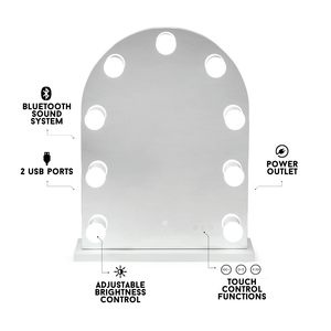 Arch Hollywood Vanity Mirror - Luvo Store -  Vanity Mirrors