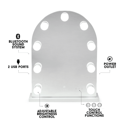 Arch Hollywood Vanity Mirror - Luvo Store -  Vanity Mirrors