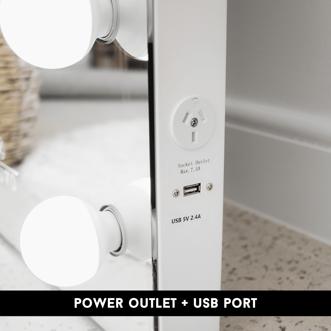 Hollywood Floor Mirror - Luvo Store -  Vanity Mirrors