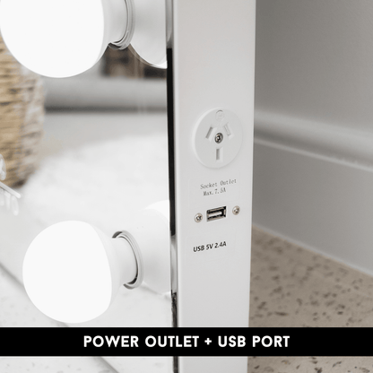 Hollywood Floor Mirror - Luvo Store -  Vanity Mirrors