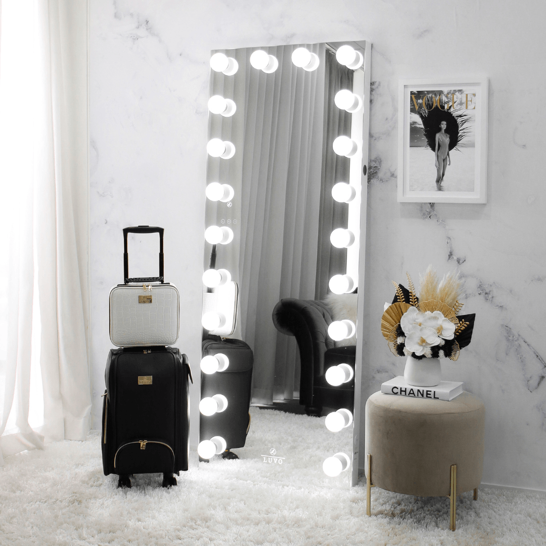 Hollywood Floor Mirror - Luvo Store -  Vanity Mirrors