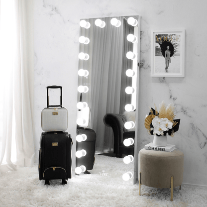 Hollywood Floor Mirror - Luvo Store -  Vanity Mirrors