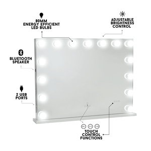 LUXE Hollywood Mirror - Luvo Store -  Vanity Mirrors