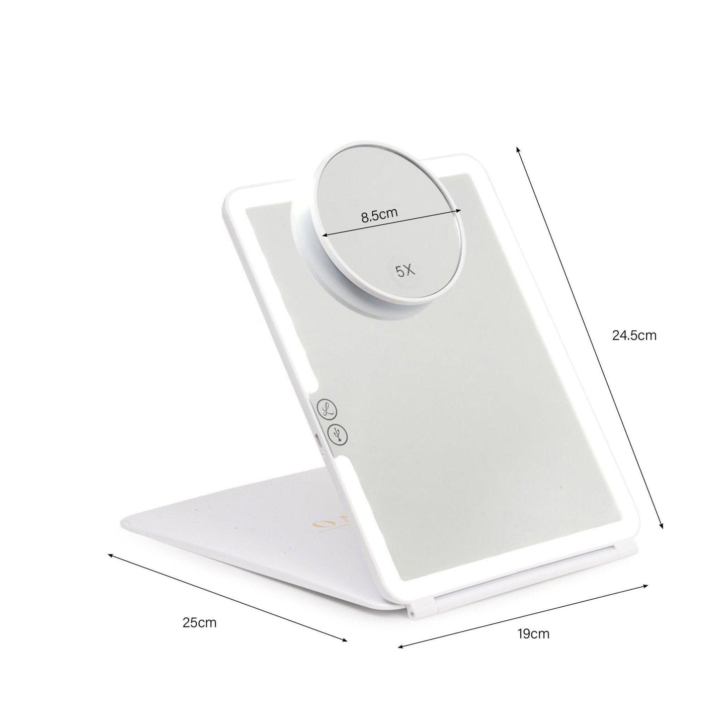 Wanderlite 2 Travel Mirror - Edge - Luvo Store -  Vanity Mirrors