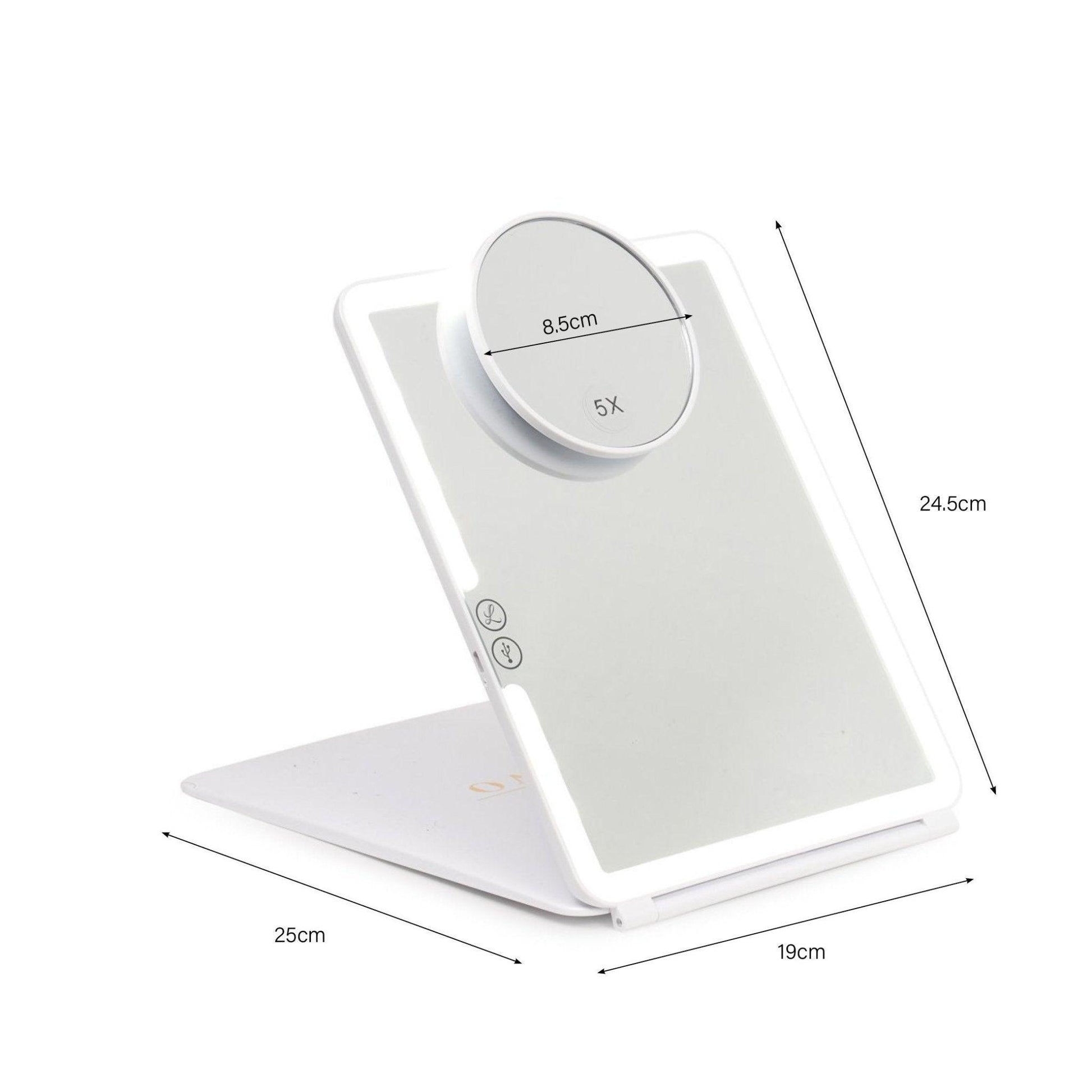 Wanderlite 2 Travel Mirror - Edge - Luvo Store -  Vanity Mirrors