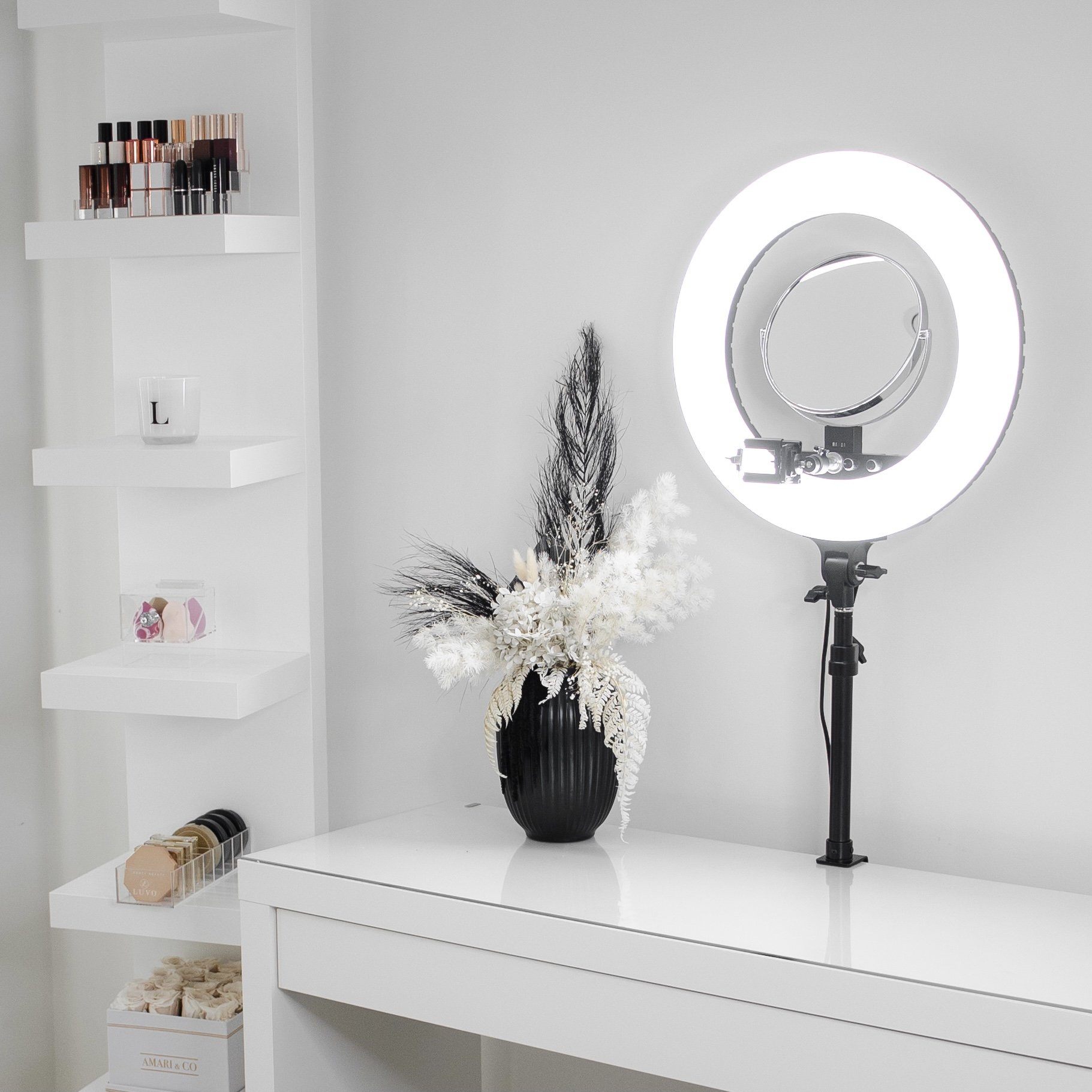Phone Holders With Led Camera Selfie Ring Light Makeup Lamp With Adjustable  Stand Live Dressing Table Lamp Selfie G3/D1 | Shopee Malaysia